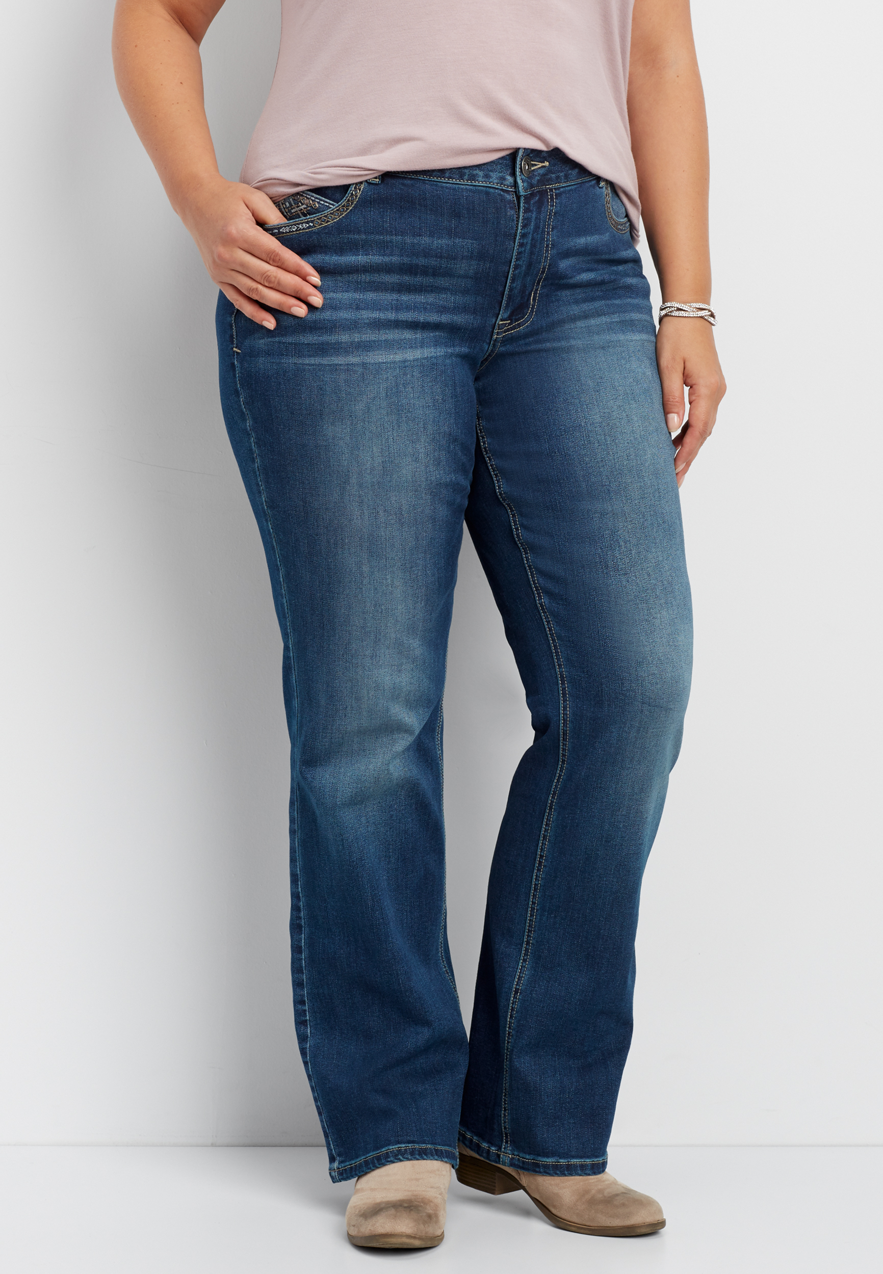 asymmetrical baggy jeans