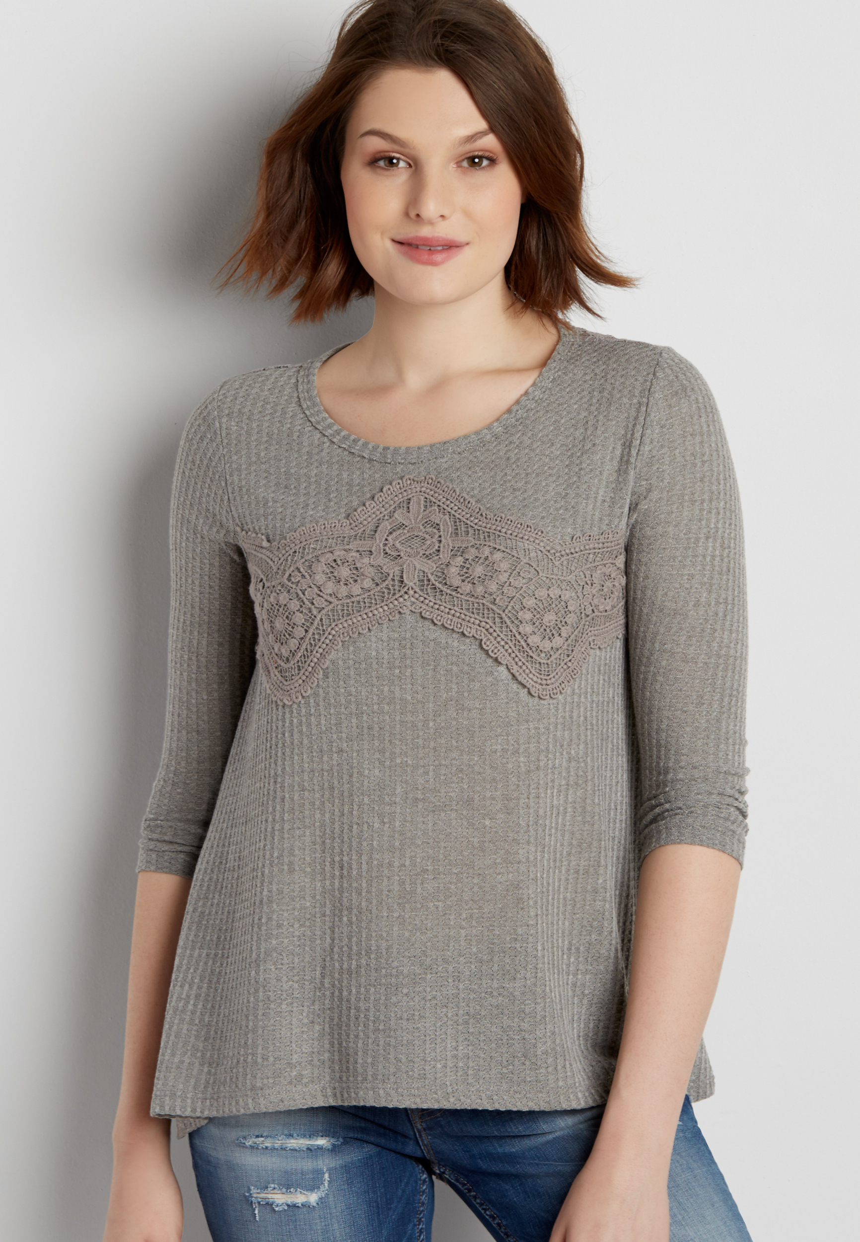 windsor color block waffle knit pullover