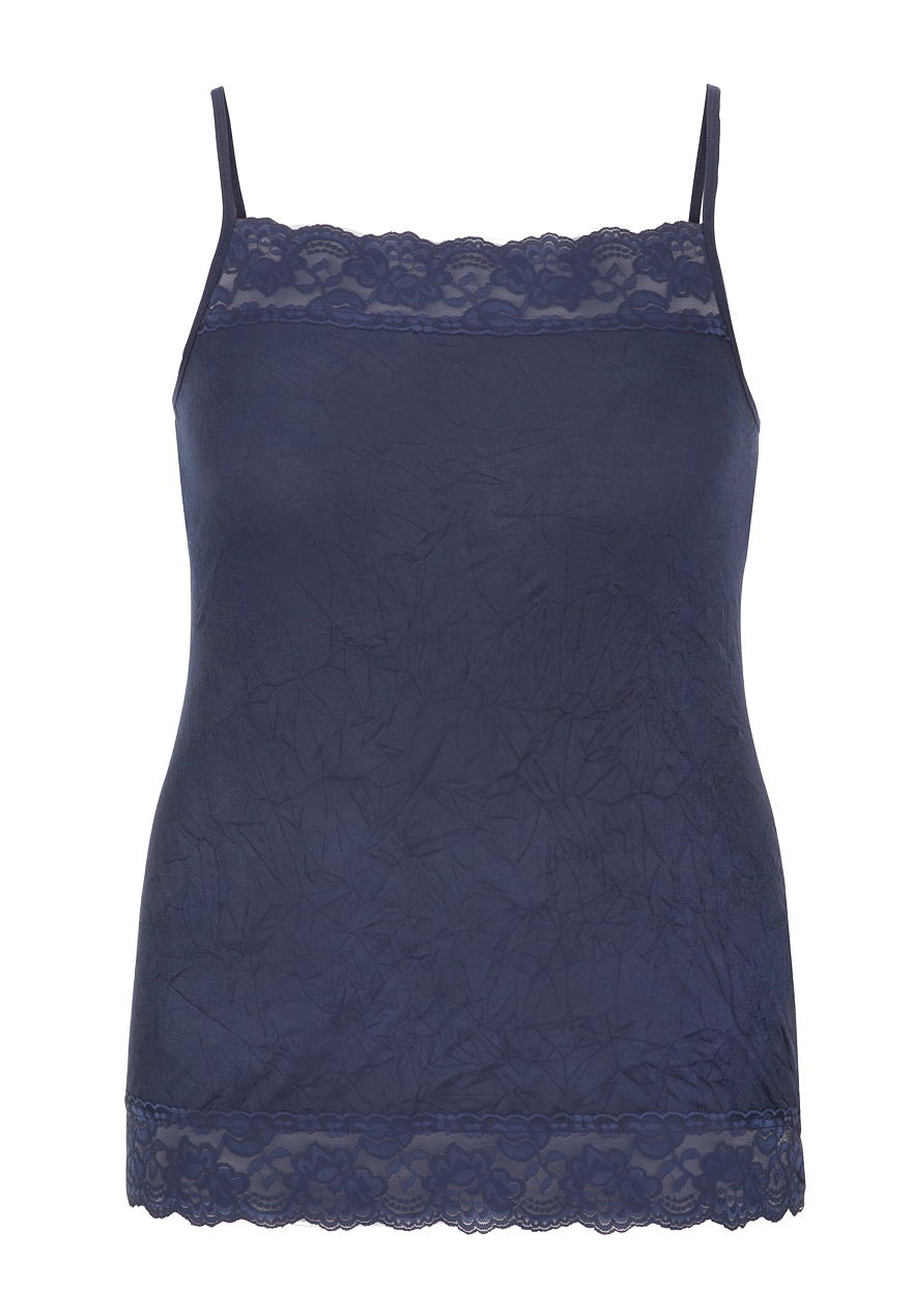 plus size crinkle cami in blue jasmine | maurices