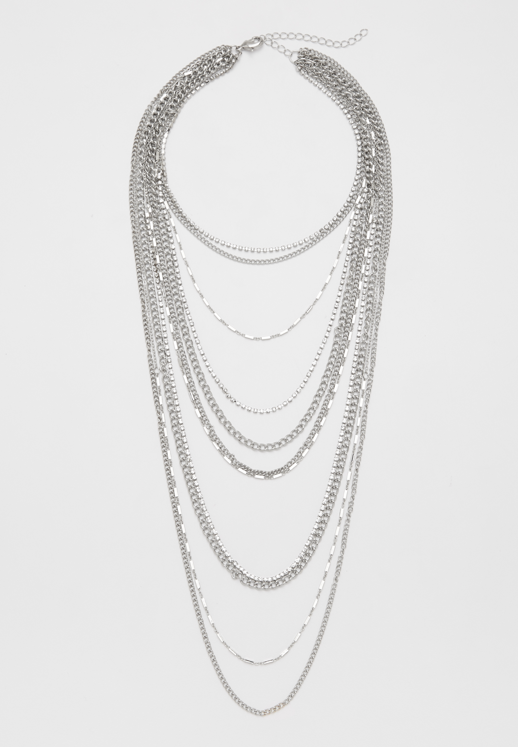 layered chain choker necklace | maurices