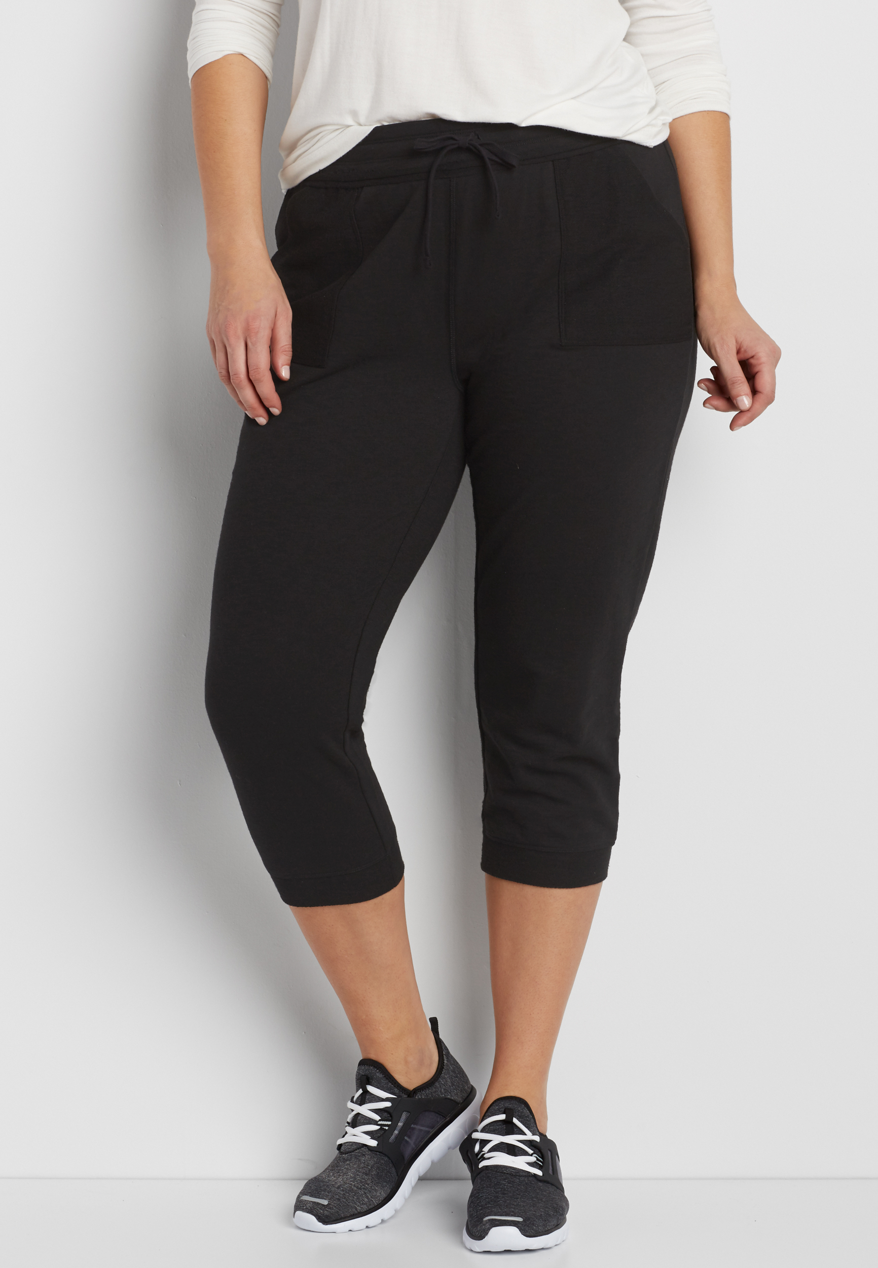 plus size french terry capri sweatpant maurices