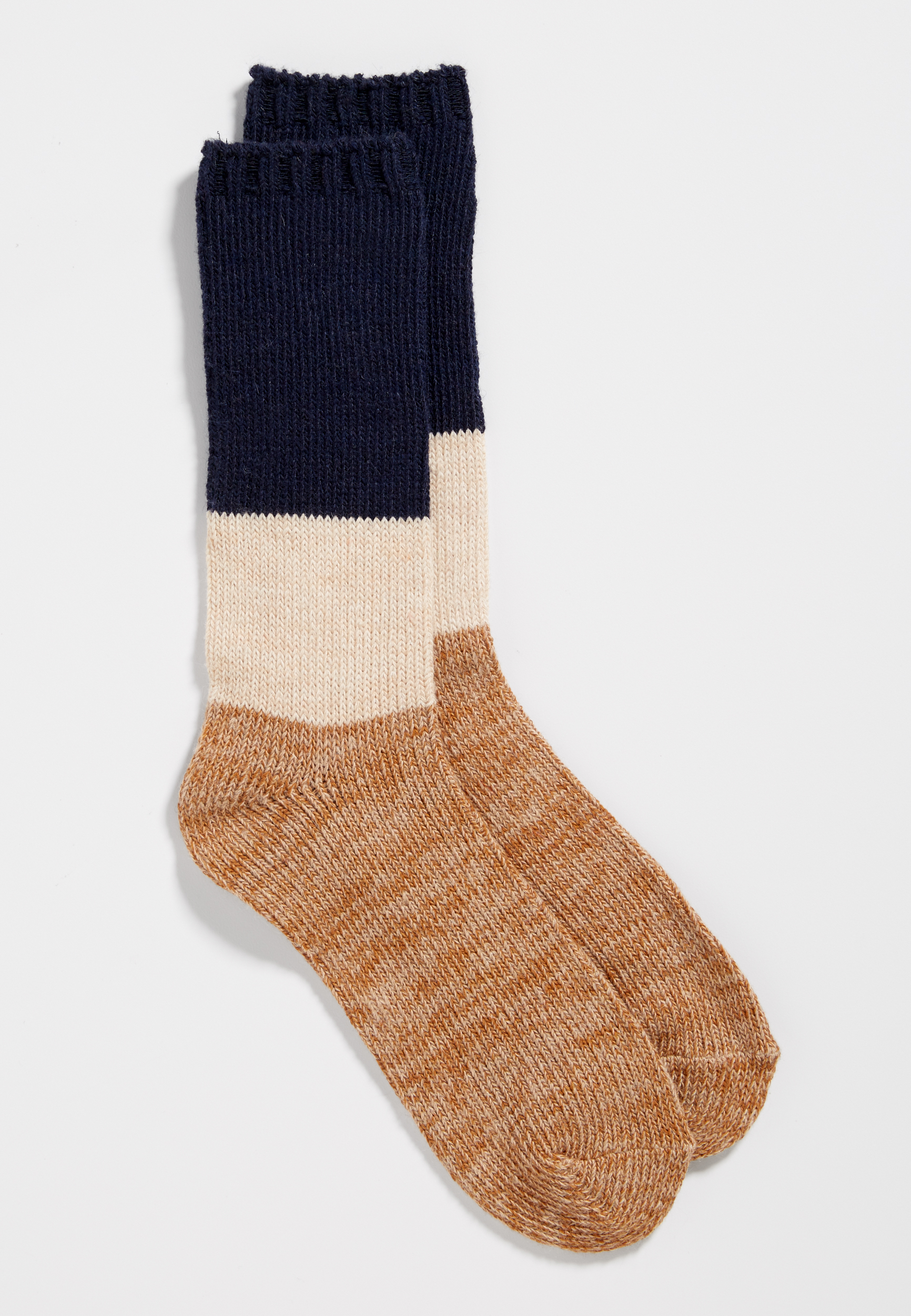 colorblock crew socks | maurices