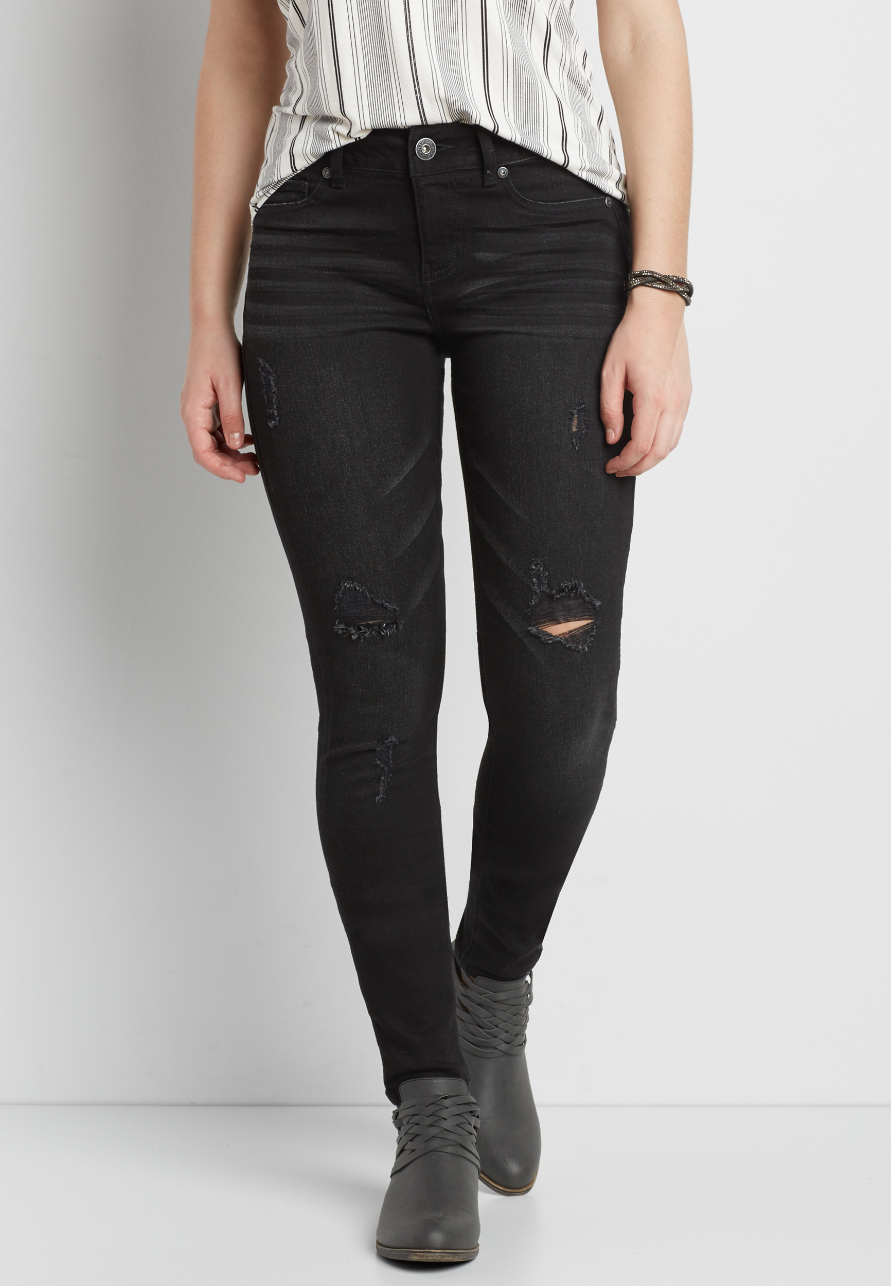divided h&m skinny jeans