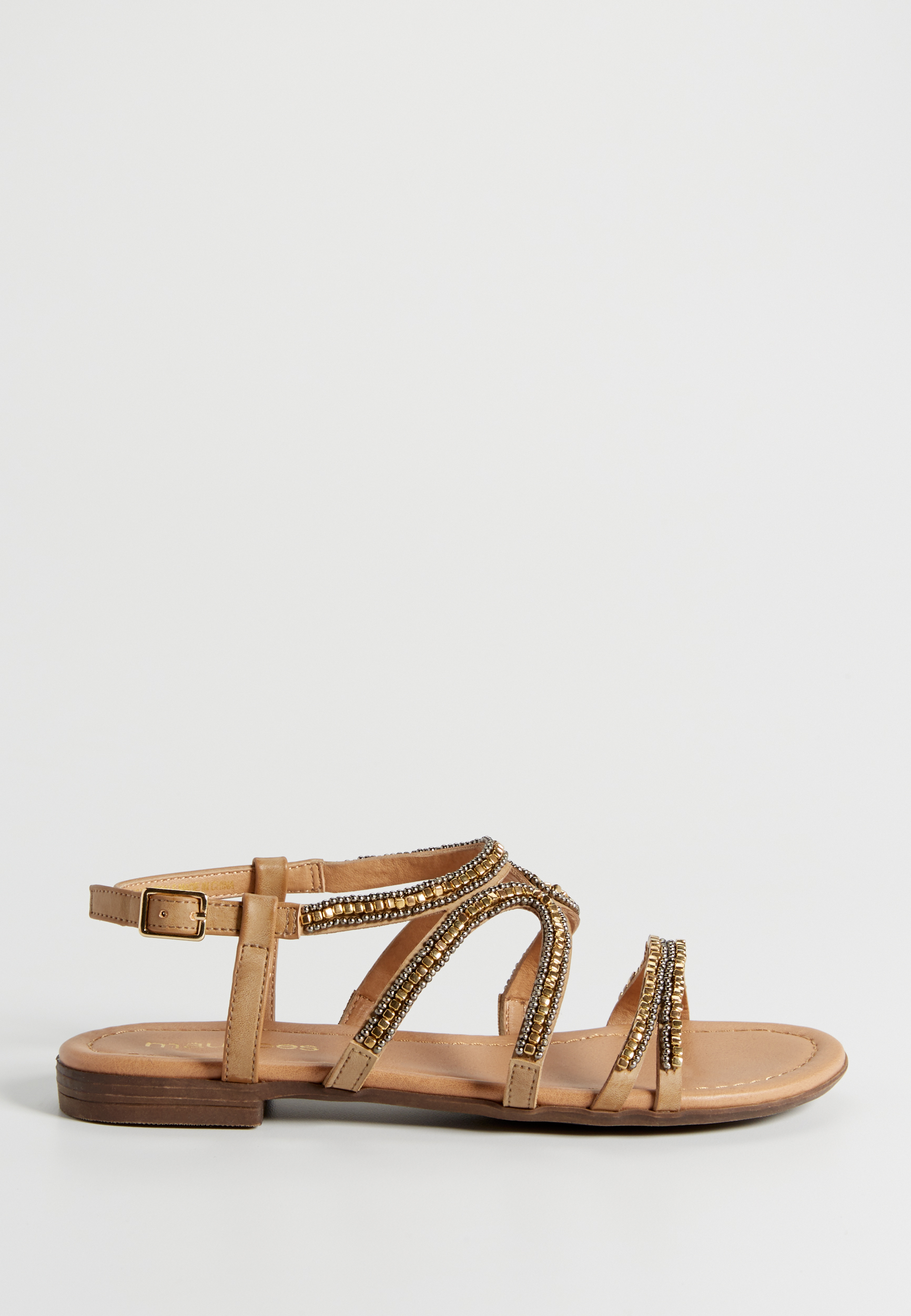 Maurices Rachel beaded sandal in bronze combo
