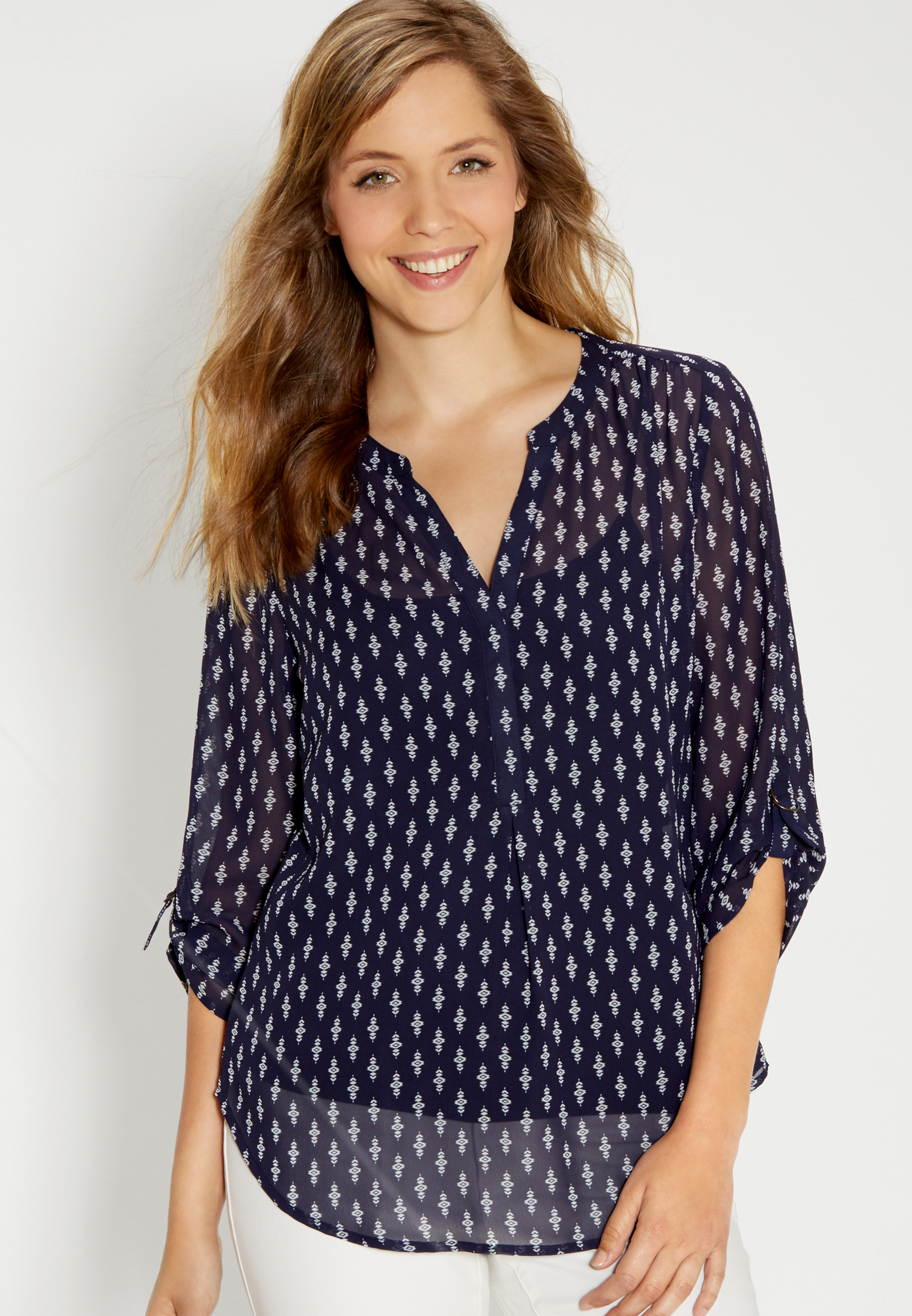 the perfect blouse in ethnic print | maurices