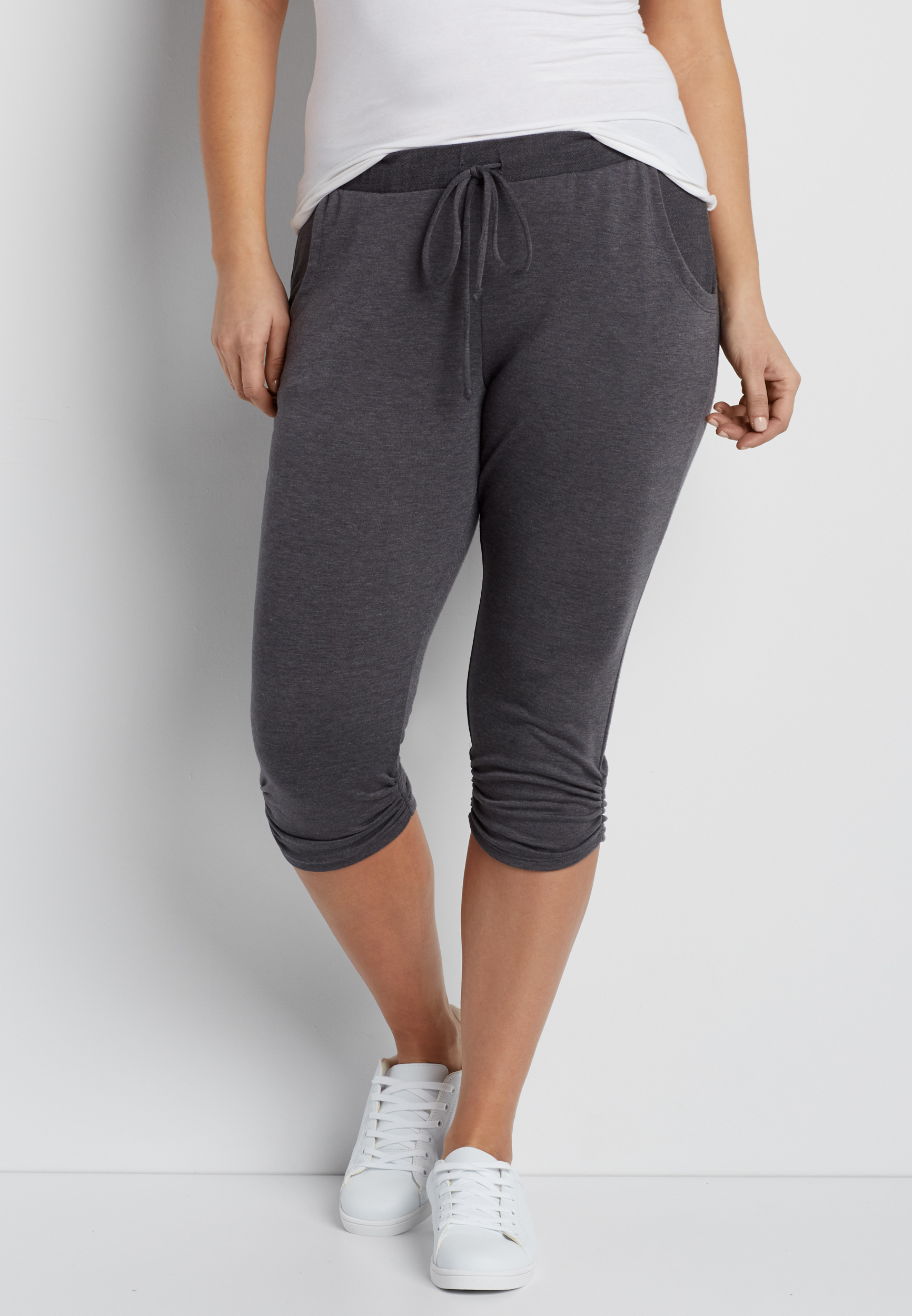 plus size french terry capri sweatpant maurices