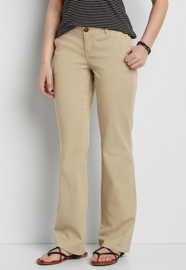 bootcut chino pant | maurices
