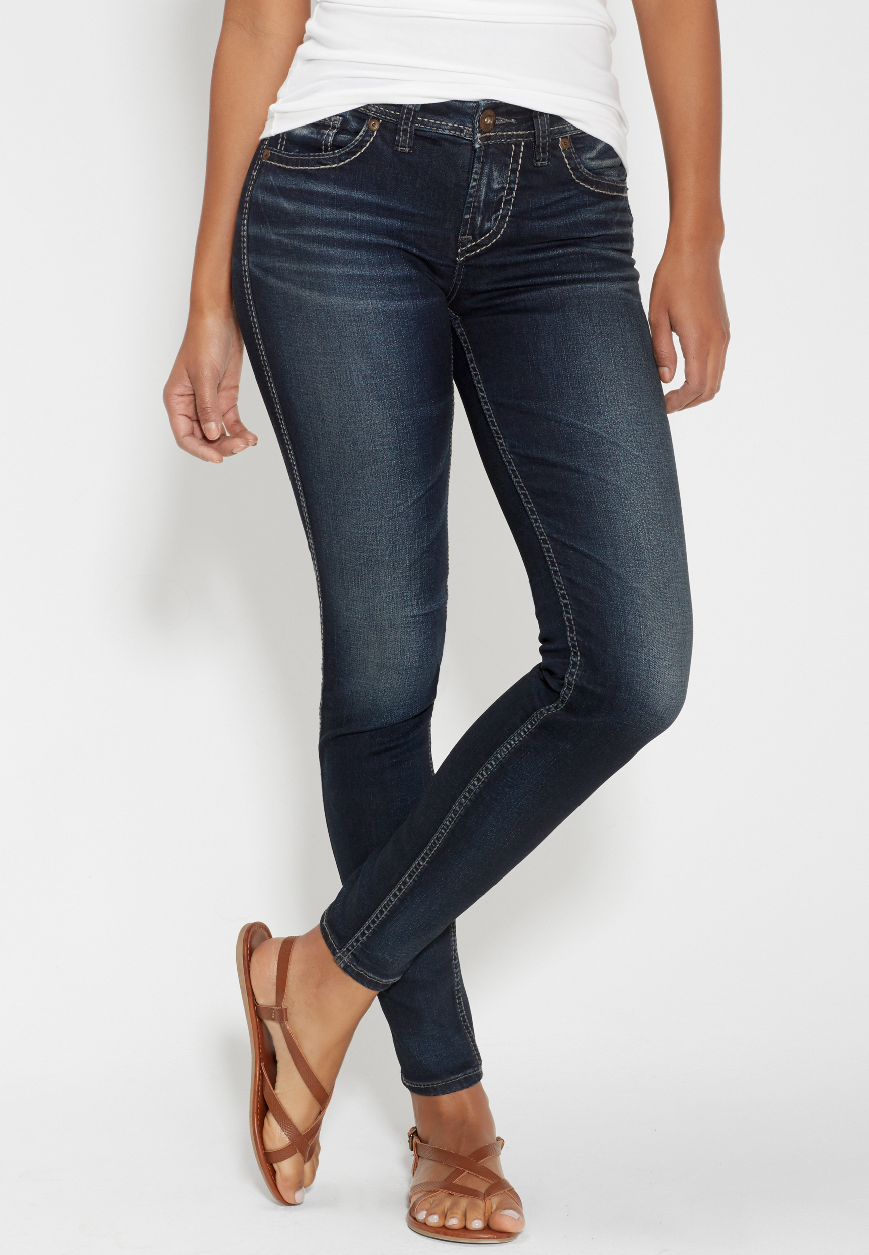 Silver Jeans Co.® Suki super skinny denimotion jeans | maurices