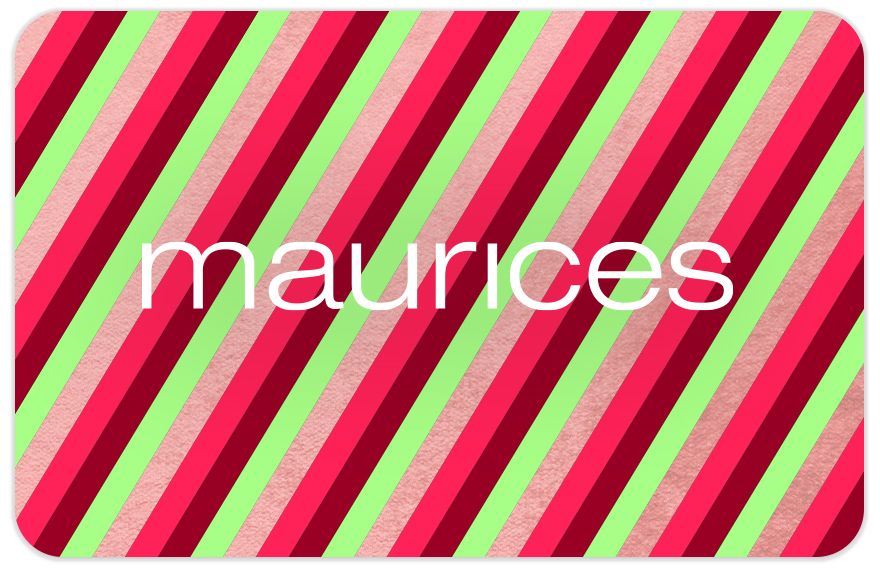 maurices Holiday Stripes Gift Card