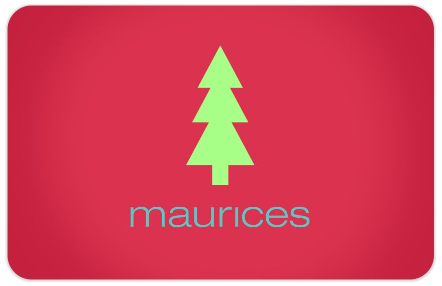 maurices Holiday Tree Gift Card
