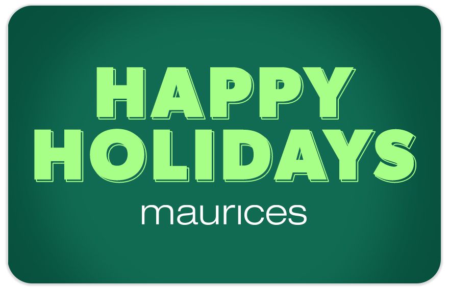maurices Happy Holidays Gift Card