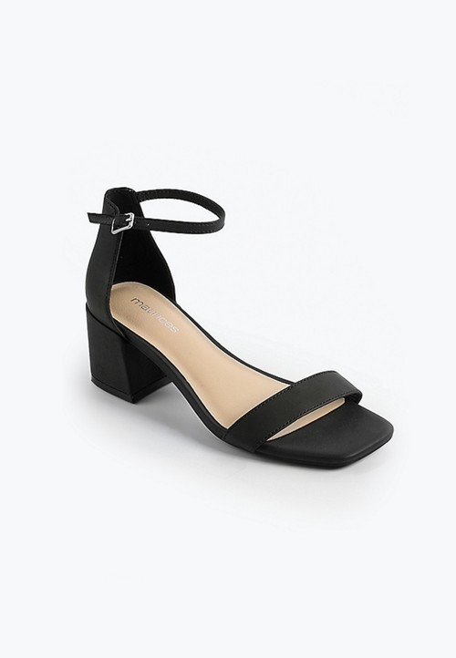 SuperCush Open Toe Block Heel Sandals