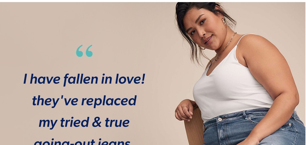 quote. i have fallen in love! they've replaced my tried and true going-out jeans. end quote. jaime's pick - head designer and denim devotee.