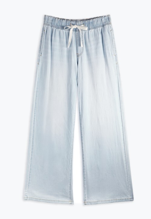 m jeans by maurice&trade; Light Soft High Rise Wide Leg Jean image