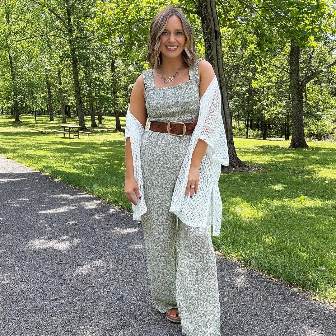 image 1 of 4 of a customer in maurices clothing