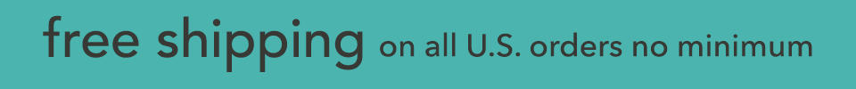 free shipping on all U.S. orders no minimum