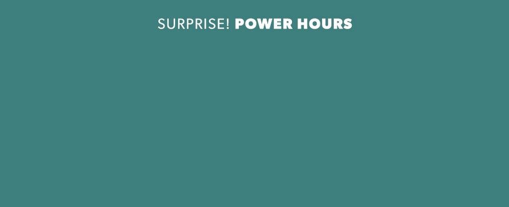 surprise! power hours
