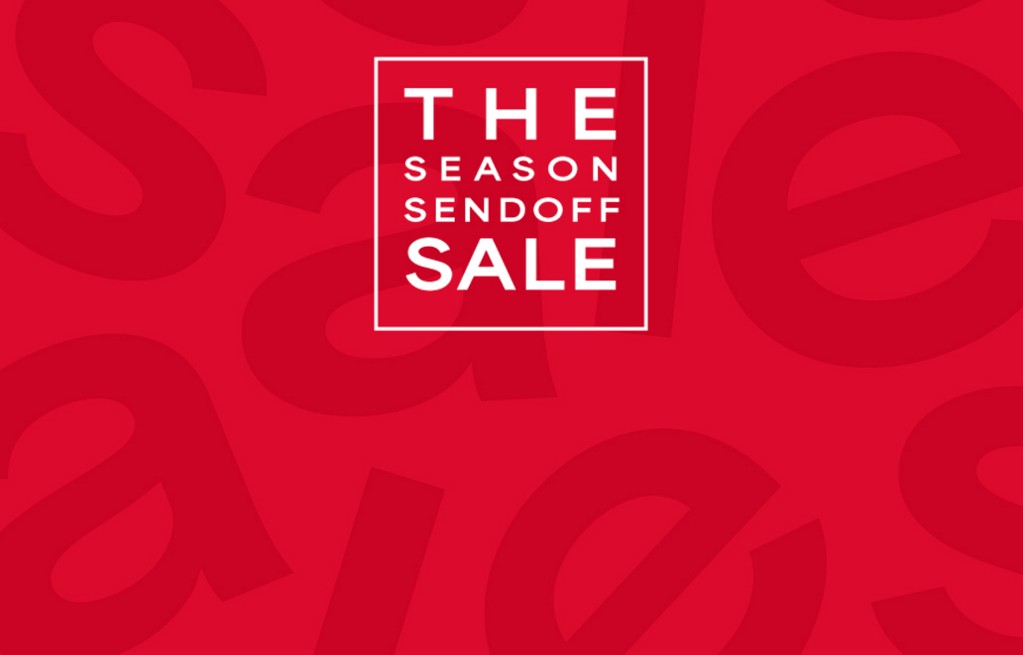 the season sendoff sale