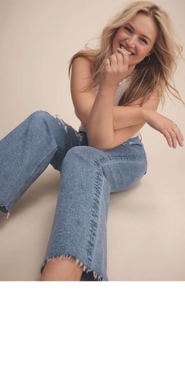 Kancan  Melanie Missy and Plus Size Crop Wide Leg Jeans