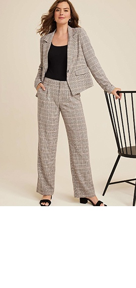 Chaus New York Women's Size 4 Dena Pant Zipper Pocket Stretch Dress Pants  Black