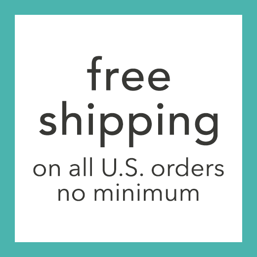 free shipping on all U.S. orders no minimum