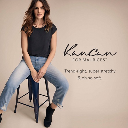 KanCan No Drama Distressed Cuffed Jeans