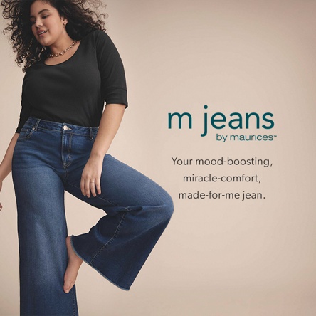 Plus Size m jeans by maurices™ Cool Comfort Crossover High Rise Pull On  Super Skinny Jean