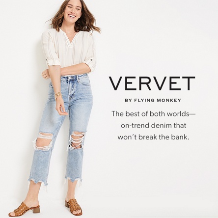 VERVET  Robbers Super Soft High Rise Skinny Jeans V2634