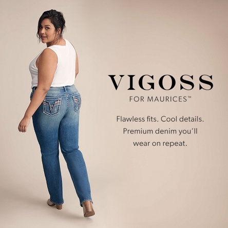 Vigoss women's plus sales size jeans