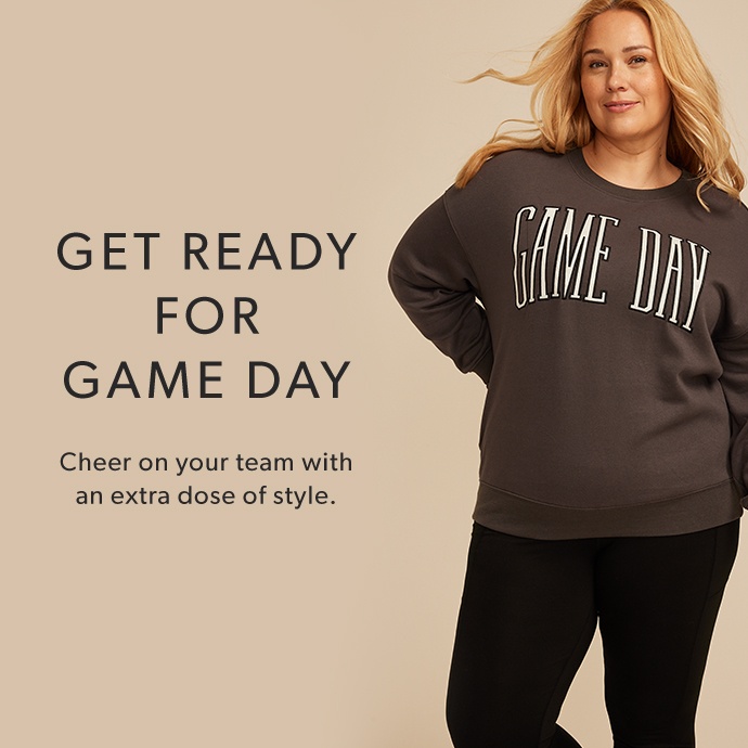 get ready for gameday. cheer on your team with an extra dose of style.